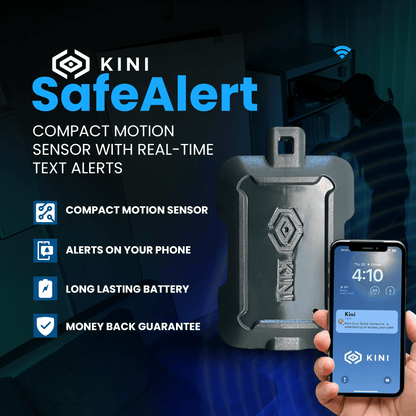 Kini SafeAlert - Motion Sensor with Real - Time SMS Alerts - Kinisium LLC